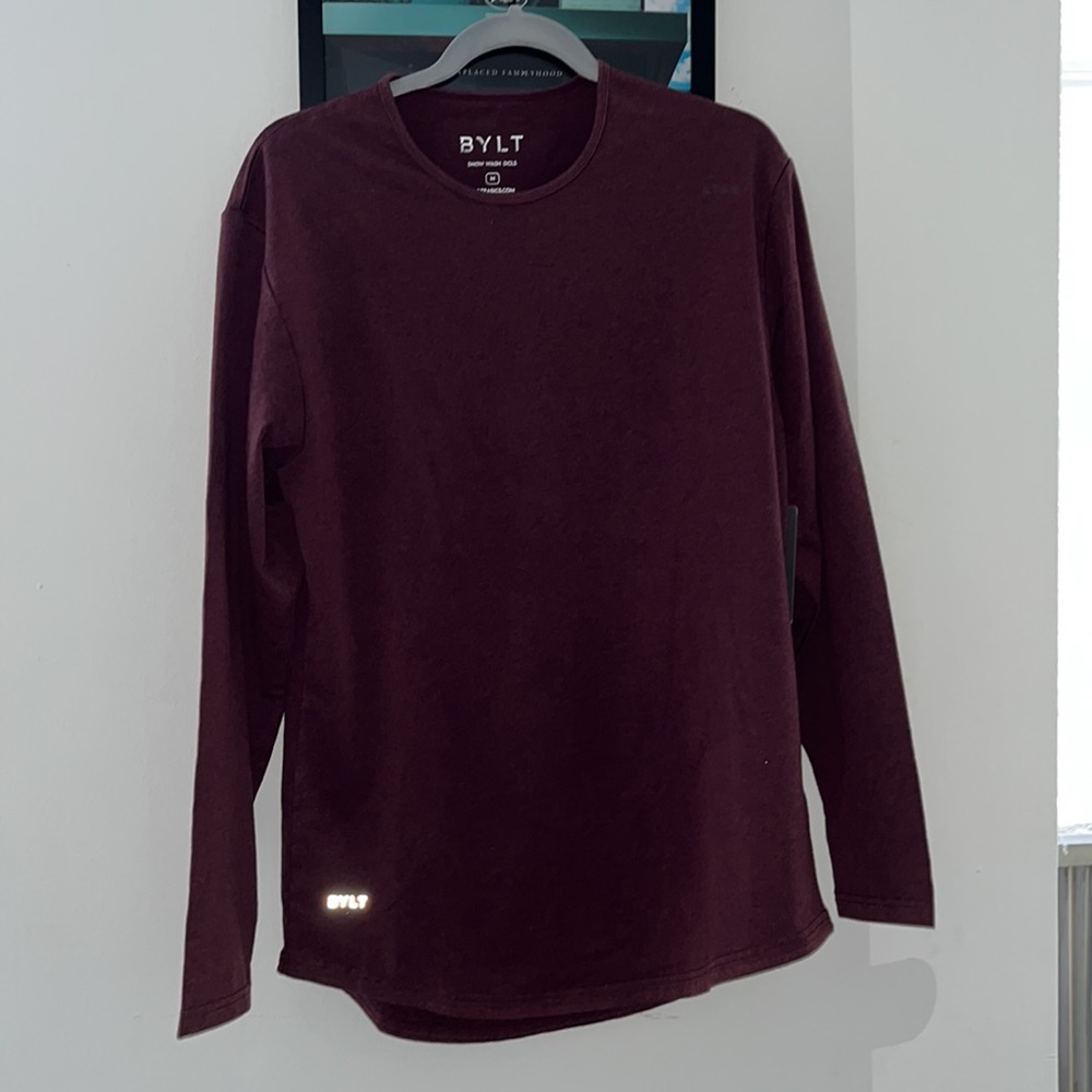 Bylt Snow Wash Drop-Cut Long Sleeve Shirt